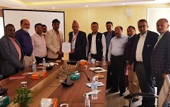 महानिर्देशक पौडेल संग उधोग वाणिज्य संघका अध्यक्ष गुप्ताको भेटघाट